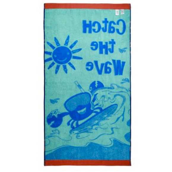 CATCH THE WAVE beach towel 30” x 60” - Picture 4 of 14